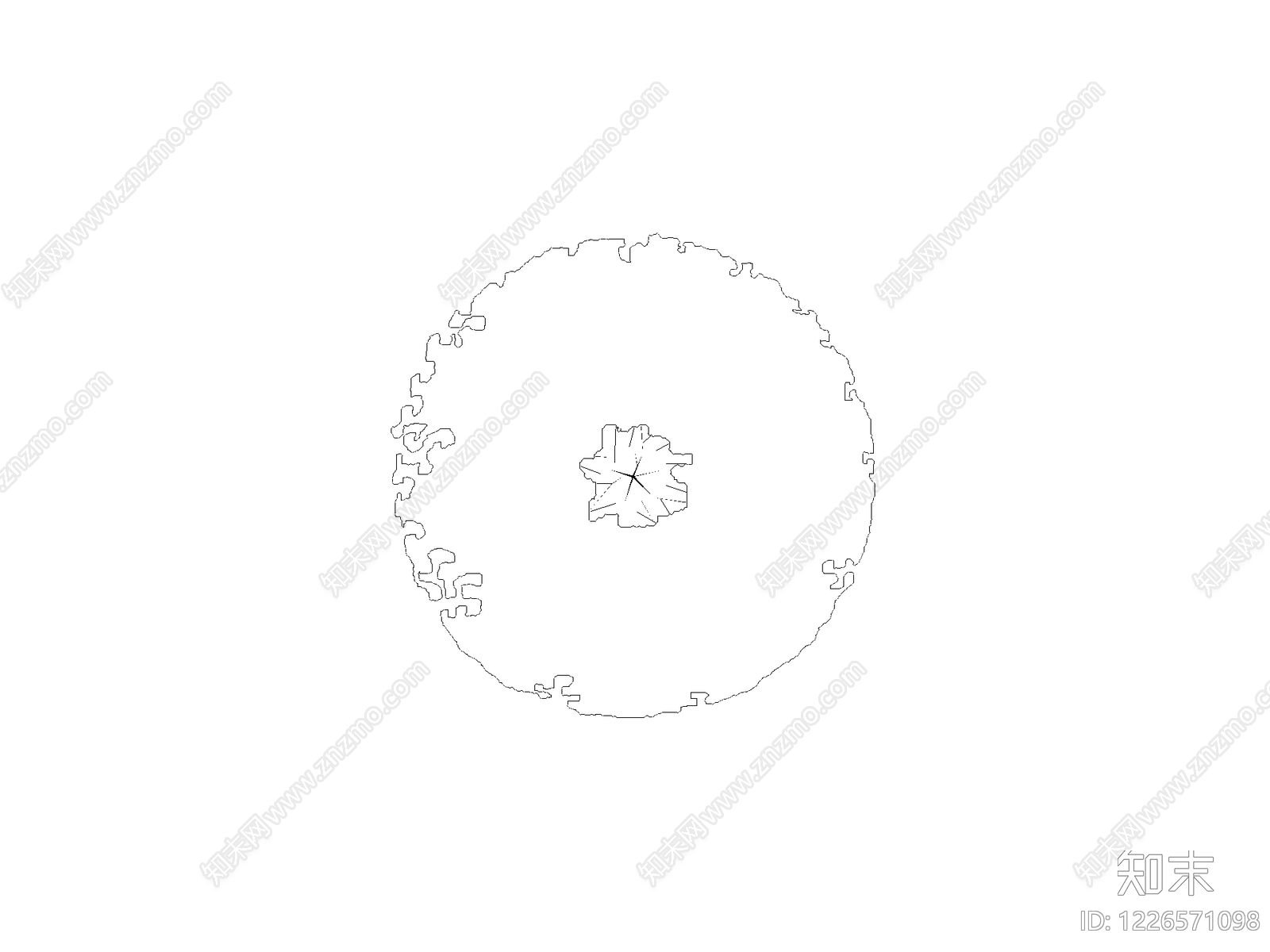其他乔木种植CAD图纸