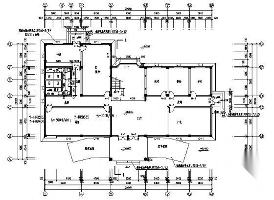 某三层办公楼建筑结构施工图cad施工图下载【ID:151434126】