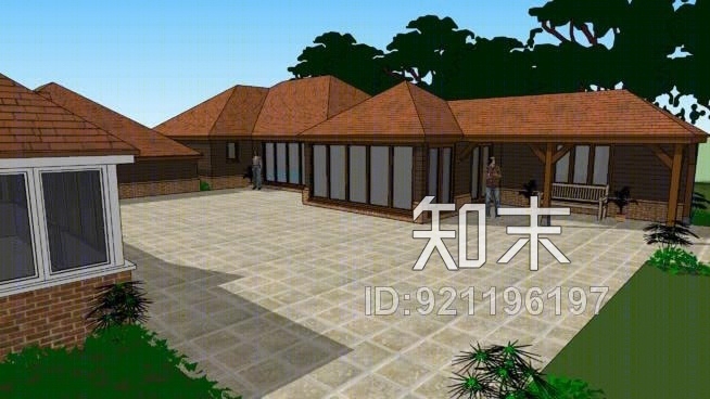 新游泳池桑拿房SU模型下载【ID:921196197】
