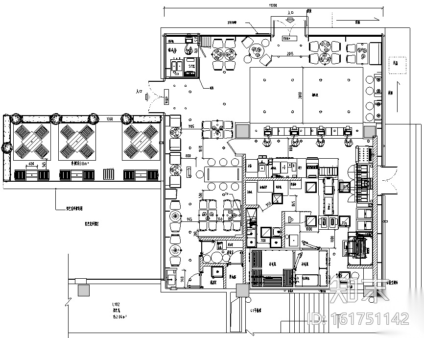 汉堡王汉堡王卓越世纪中心店施工图cad施工图下载【ID:161751142】