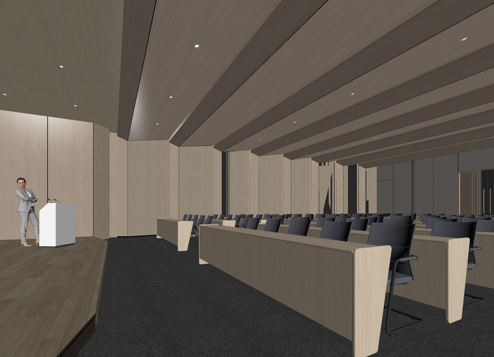 现代报告厅3D模型下载【ID:1215103604】