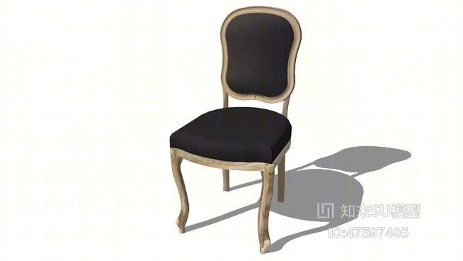 休闲椅SU模型下载【ID:919303477】