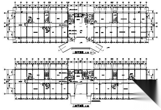 某五层办公楼建筑方案图cad施工图下载【ID:151434124】