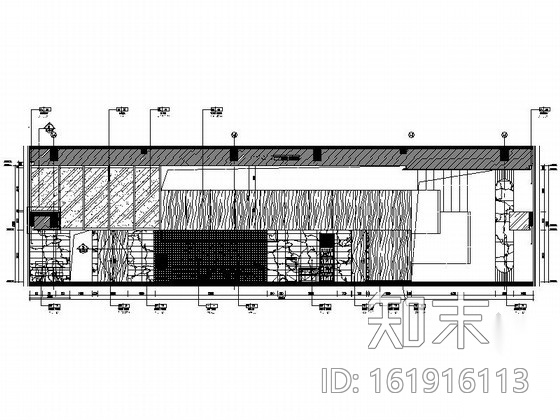 [惠州]五星级酒店行政酒廊装修施工图（含效果）cad施工图下载【ID:161916113】
