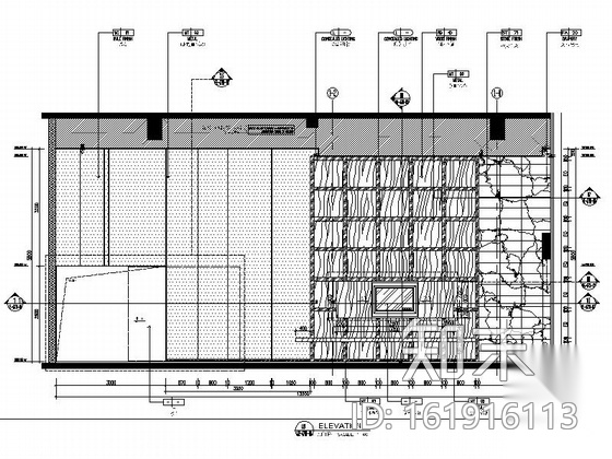 [惠州]五星级酒店行政酒廊装修施工图（含效果）cad施工图下载【ID:161916113】
