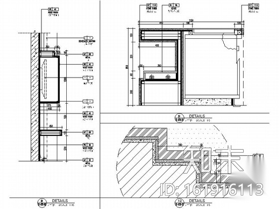 [惠州]五星级酒店行政酒廊装修施工图（含效果）cad施工图下载【ID:161916113】