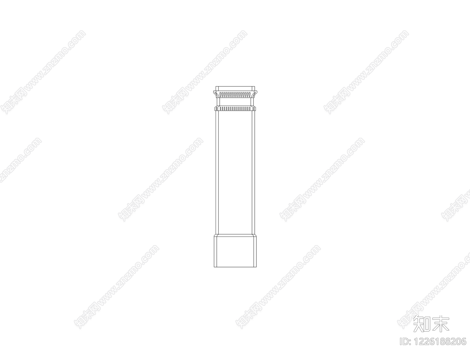 雕塑装饰构件CAD图纸