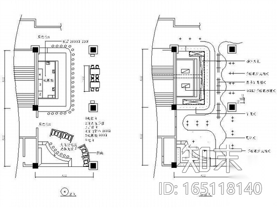 某快餐厅装修图cad施工图下载【ID:165118140】