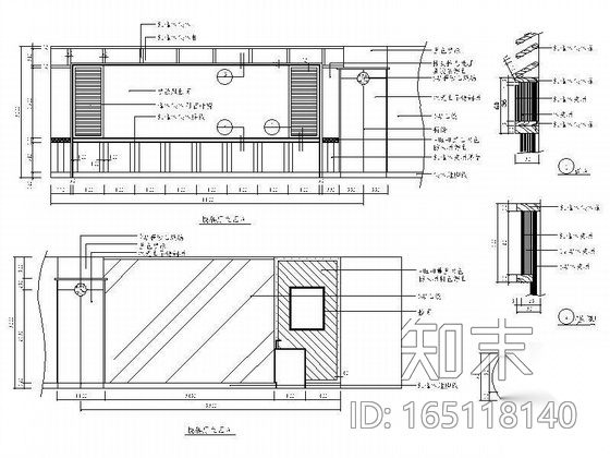 某快餐厅装修图cad施工图下载【ID:165118140】