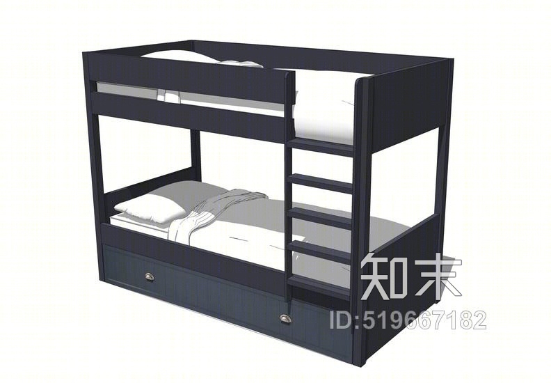 双层床SU模型下载【ID:519667182】