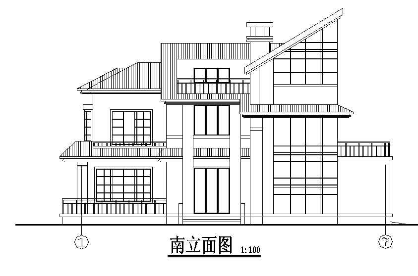 16套别墅设计施工图施工图下载【ID:149869183】