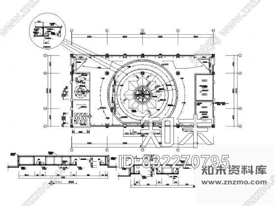 图块/节点豪华舞厅造型顶详图cad施工图下载【ID:832270795】
