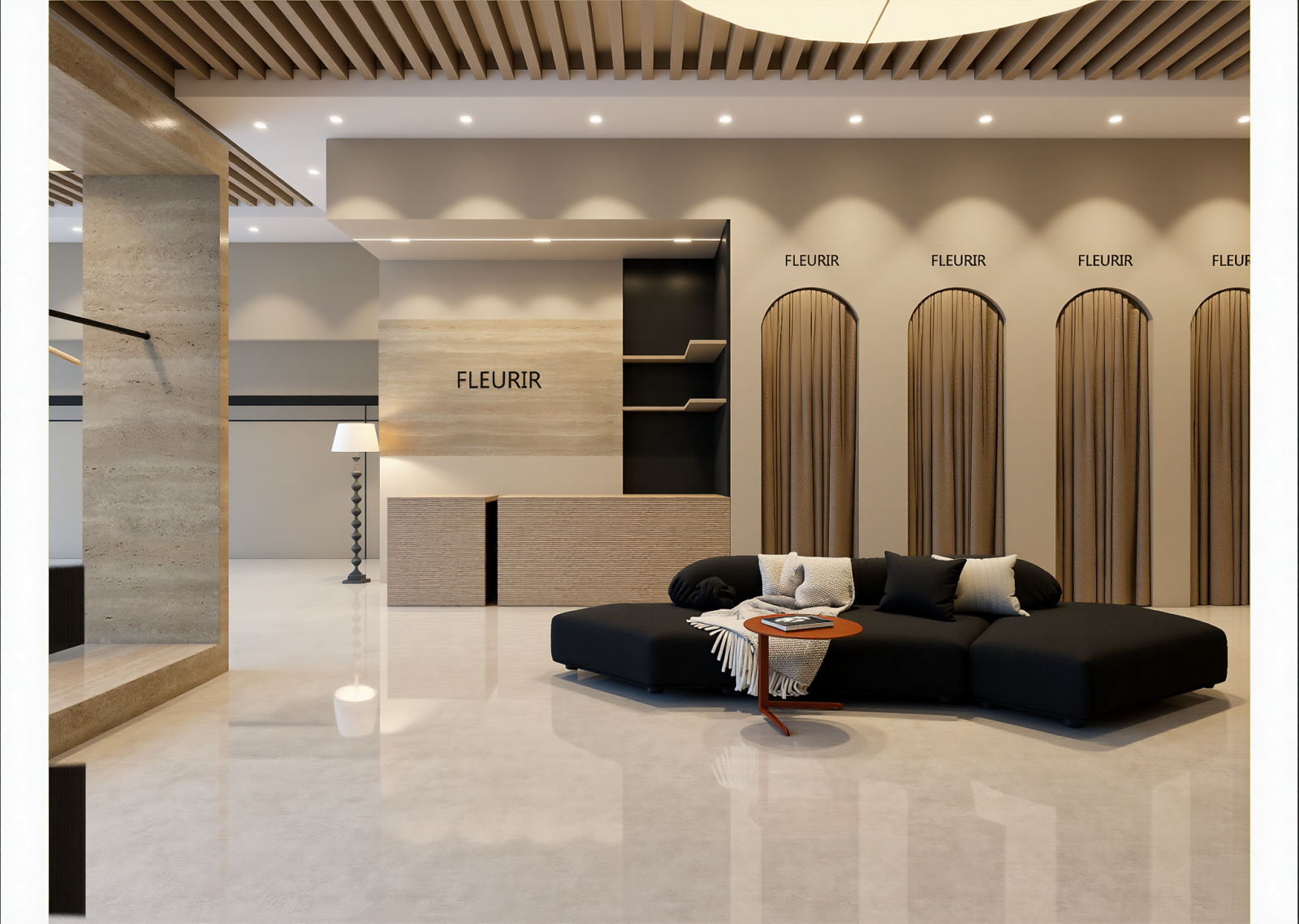 现代家具展厅3D模型下载【ID:1215062850】