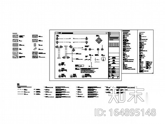 园林景观常用引注图例施工图下载【ID:164895148】