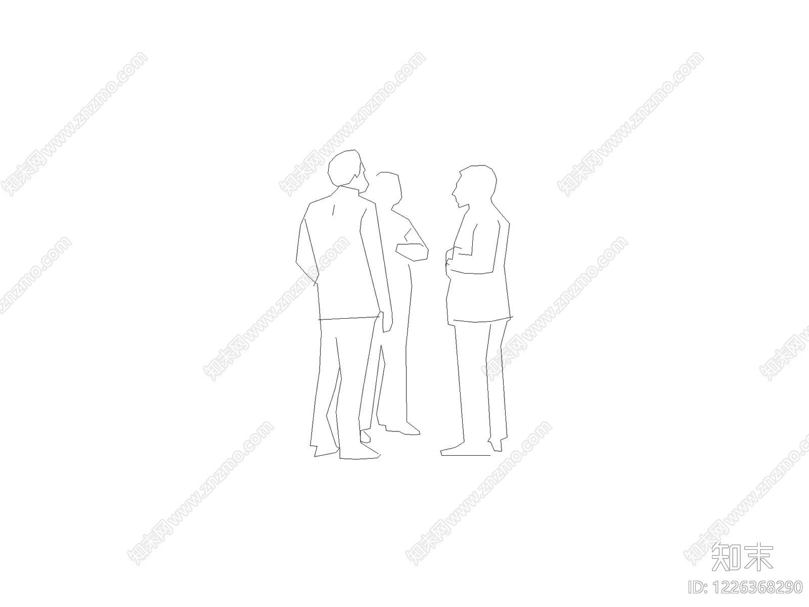 人物cad施工图下载【ID:1226368290】