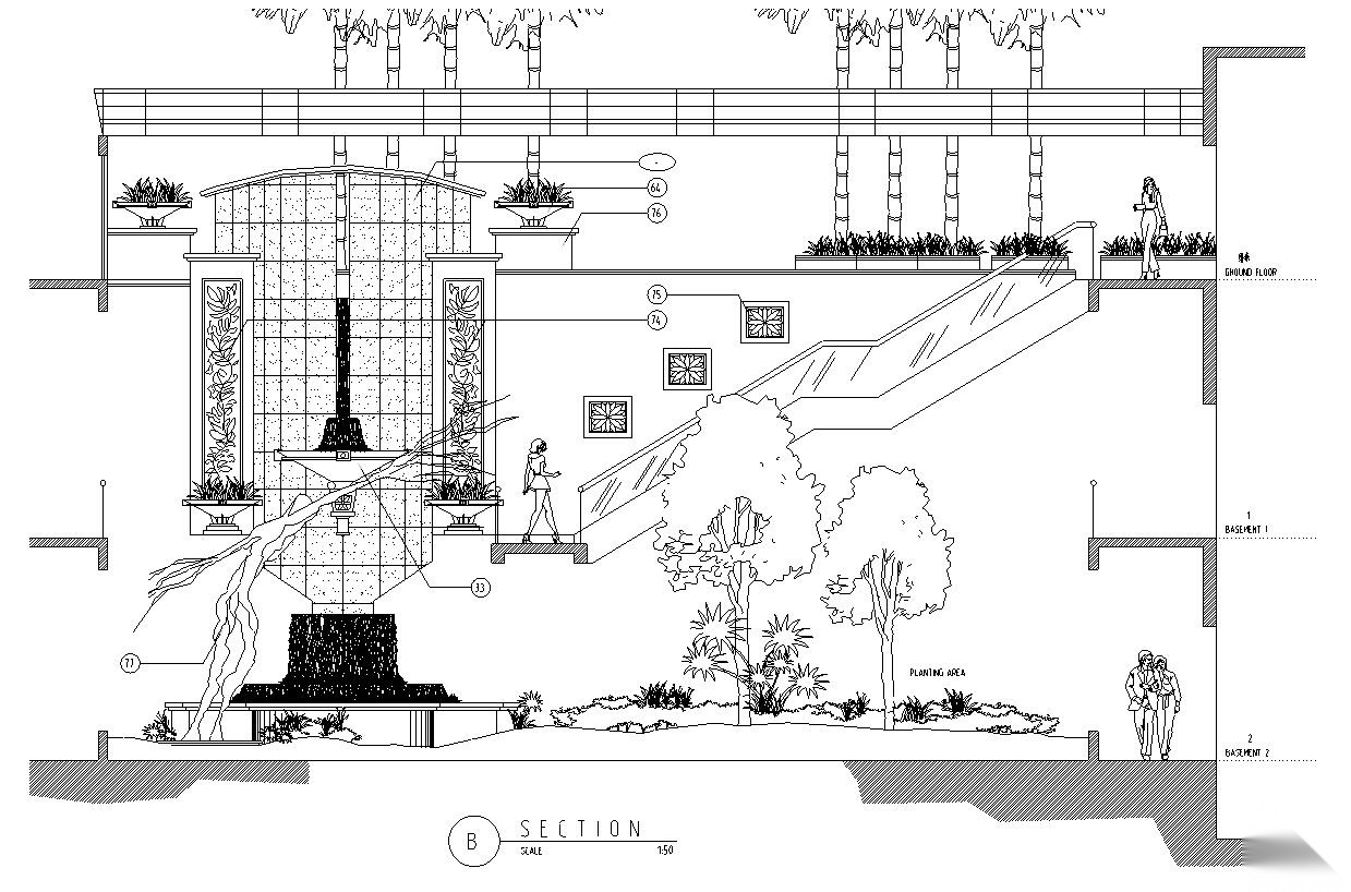 [江西]金碧华府花园限全套施工图设计（包含+166个CAD）cad施工图下载【ID:161069195】