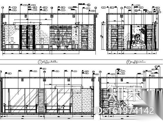 [苏州]五星假日酒店中餐厅施工图cad施工图下载【ID:161974142】