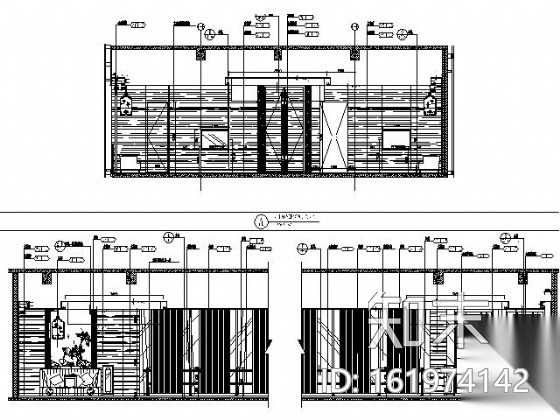[苏州]五星假日酒店中餐厅施工图cad施工图下载【ID:161974142】