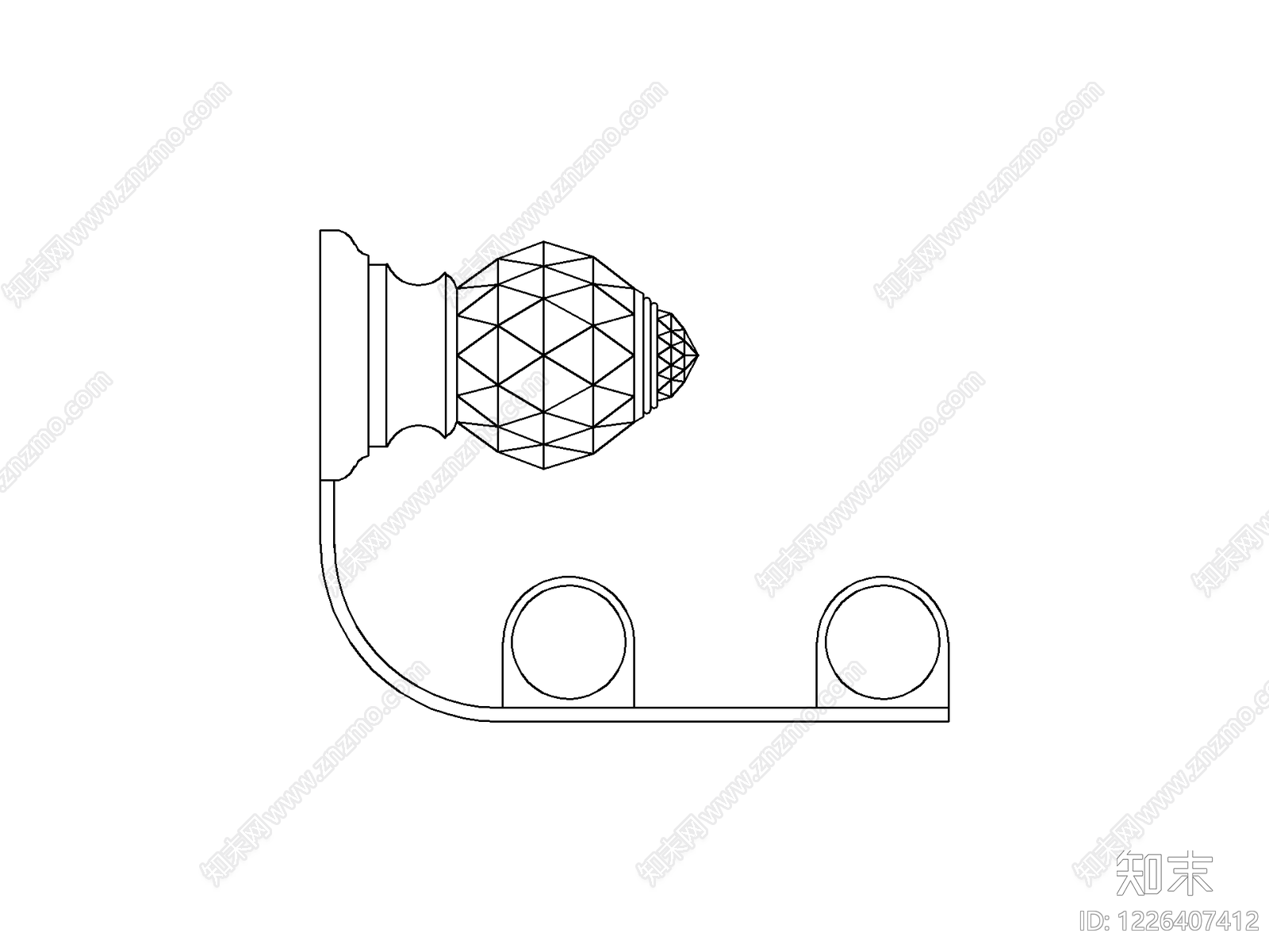 五金管件cad施工图下载【ID:1226407412】