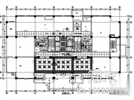 某办公楼装修设计图cad施工图下载【ID:161836159】