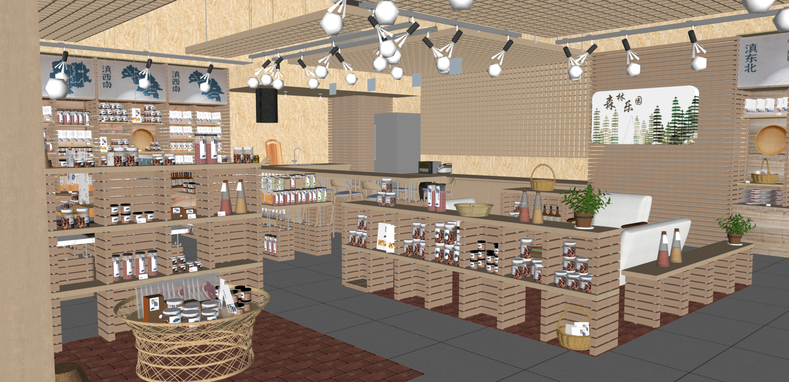 现代玩具礼品店SU模型下载【ID:1215990276】