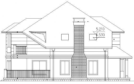 二层别墅建筑施工图cad施工图下载【ID:149924117】