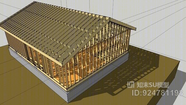 简单房屋建造代码（未完成）1.1SU模型下载【ID:924781198】