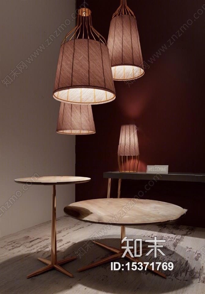 茶几3D模型下载【ID:15371769】