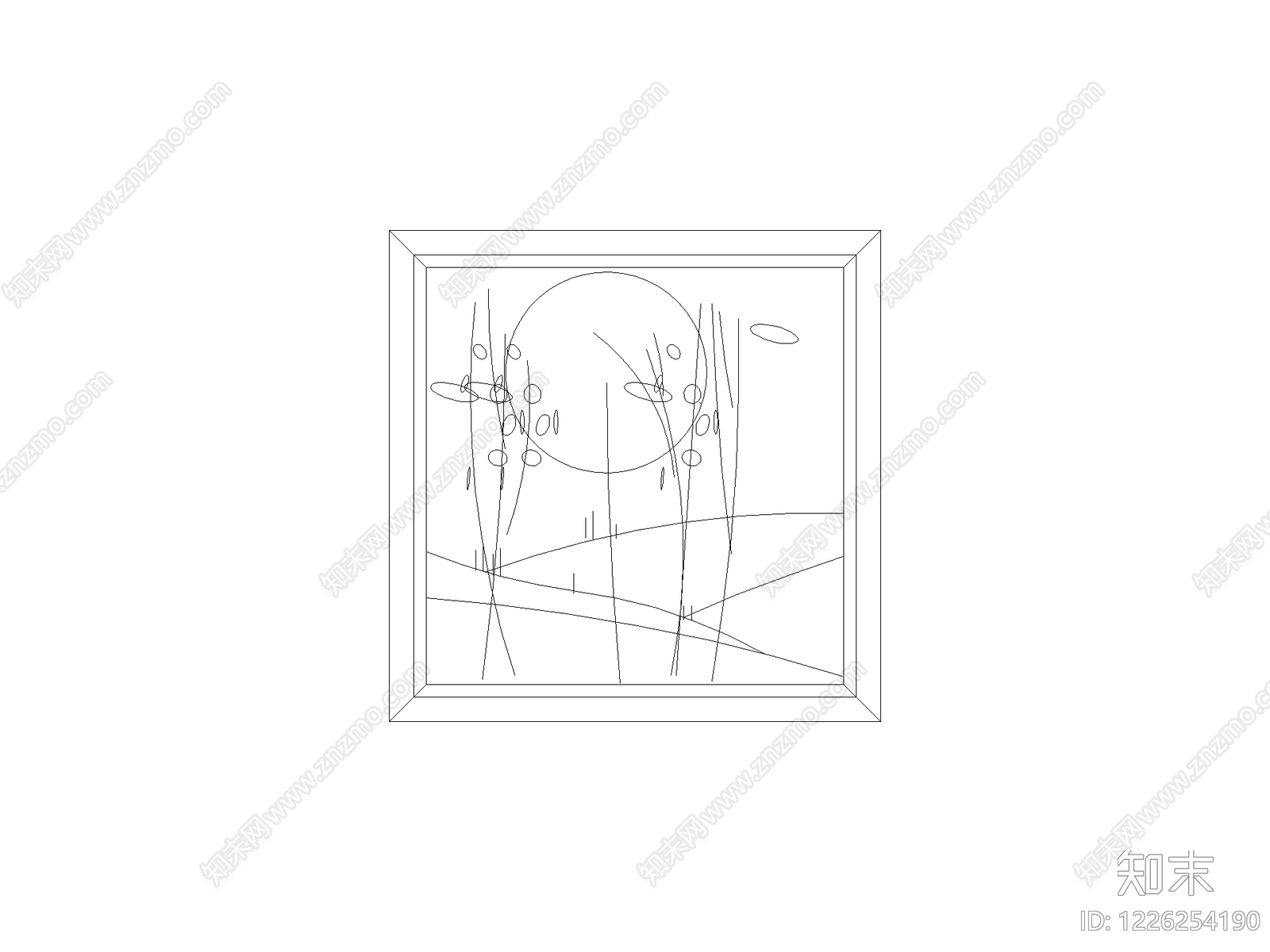 挂画CAD图纸