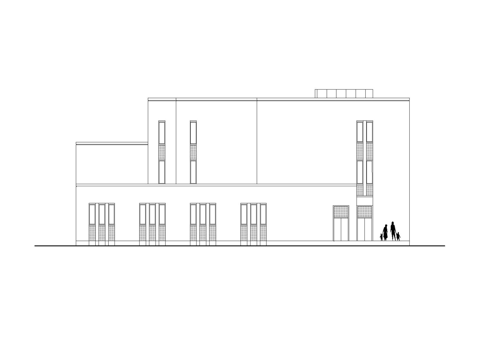 世贸泰州住宅幼儿园建筑施工图（CAD+效果图）施工图下载【ID:151647178】