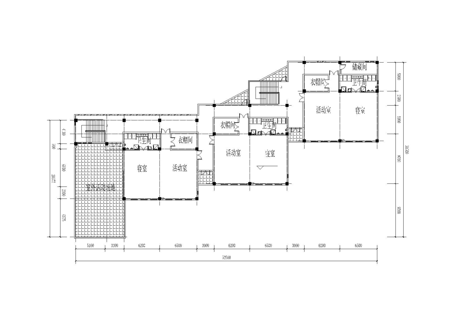 世贸泰州住宅幼儿园建筑施工图（CAD+效果图）施工图下载【ID:151647178】