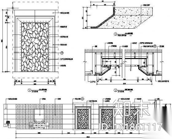 装饰墙面施工图下载【ID:161861117】