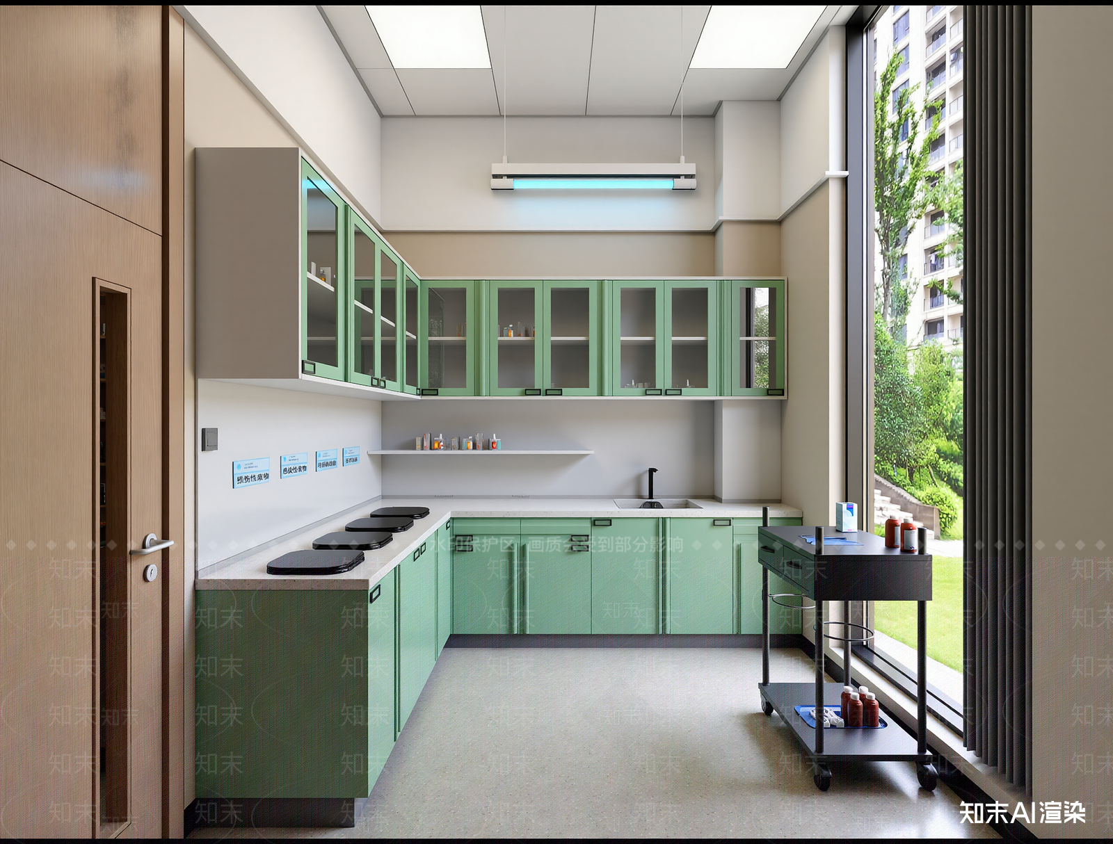 现代实验室3D模型下载【ID:1214261973】