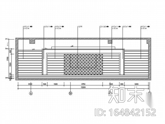 [上海]某奢华酒店会议室装修图（含效果）cad施工图下载【ID:164842152】