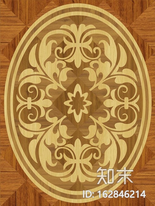 圆形木地板拼花贴图下载【ID:162846214】