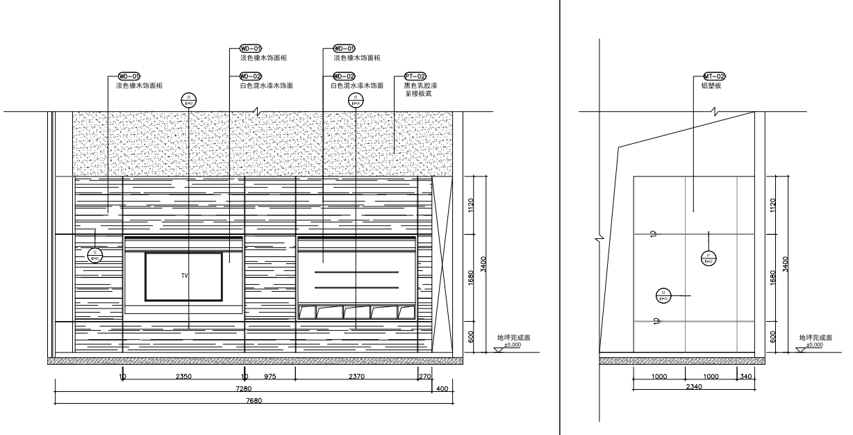 [天津]蔚来中心汽车展厅银河体验店施工图cad施工图下载【ID:164838154】