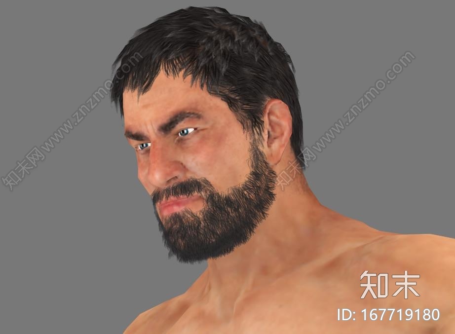 写实男人；胡子男人；欧洲男人；各种男人；CG模型下载【ID:167719180】