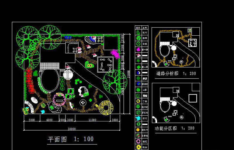 园林建筑CAD设计图cad施工图下载【ID:149732178】