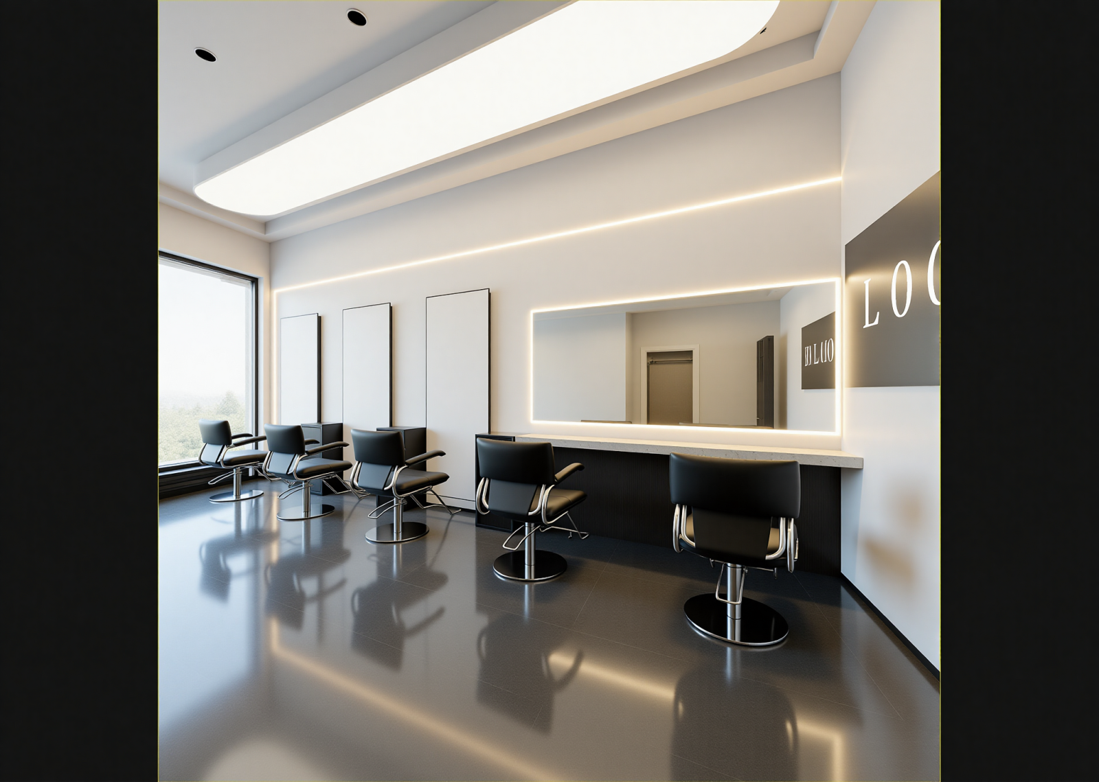 现代美发店3D模型下载【ID:1215043666】