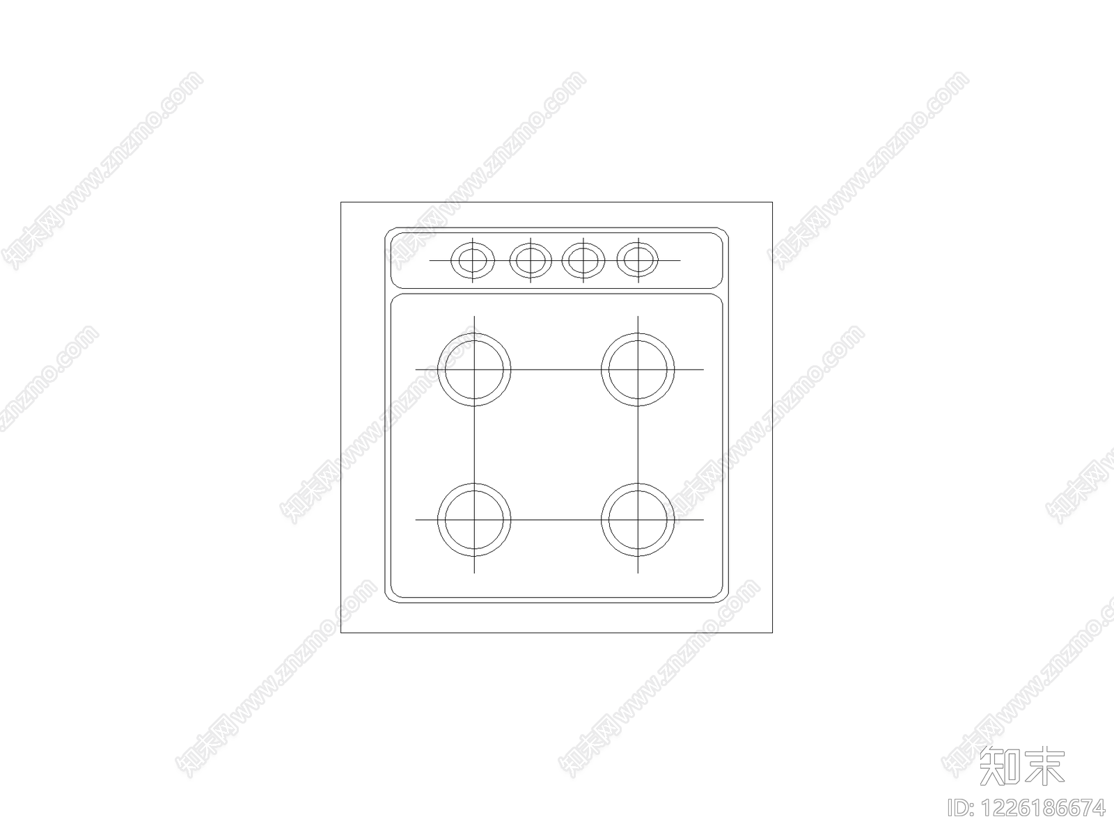 厨房设施CAD图纸