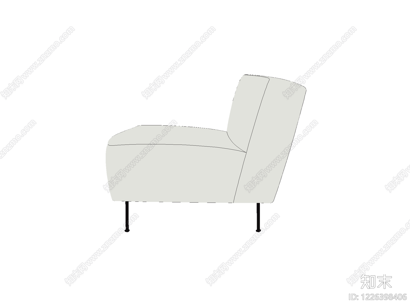 沙发cad施工图下载【ID:1226398406】