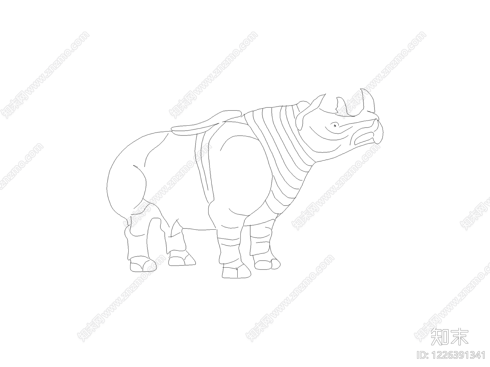 动物CAD图纸