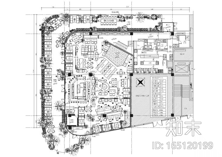 10套知名餐饮品牌店铺施工图资料cad施工图下载【ID:165120199】