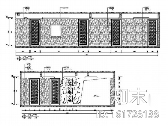 [江西]新中式投资公司办公室室内装修图（含效果）cad施工图下载【ID:161728138】