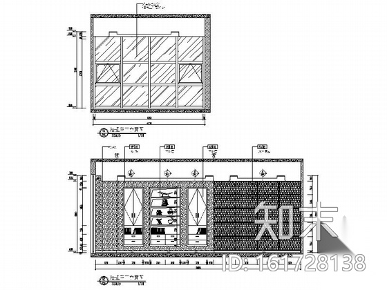 [江西]新中式投资公司办公室室内装修图（含效果）cad施工图下载【ID:161728138】