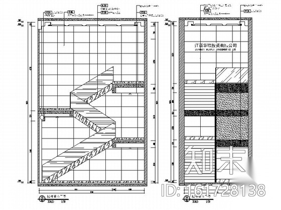 [江西]新中式投资公司办公室室内装修图（含效果）cad施工图下载【ID:161728138】