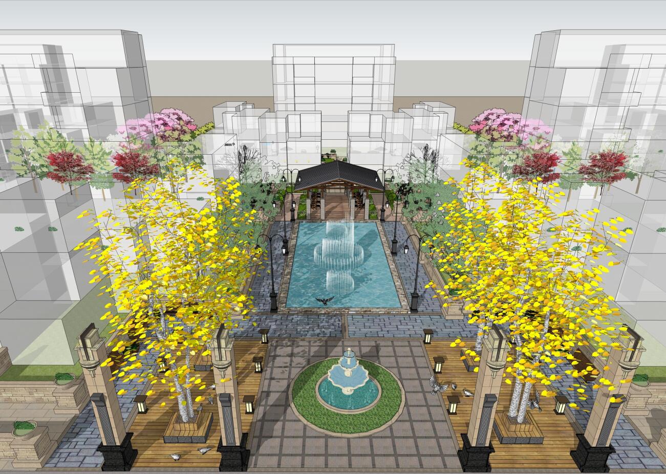 [上海]万科安亭居住区建筑方案文本（JPG+108页）施工图下载【ID:166816114】