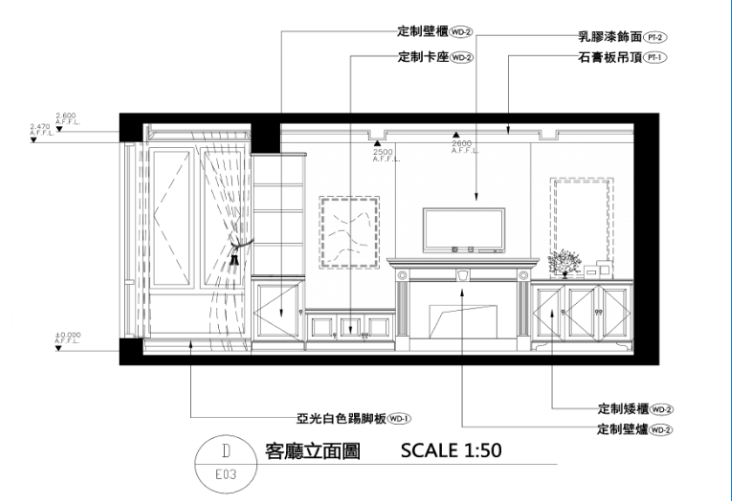 上海项目简美别墅住宅室内装修设计施工图及效果图cad施工图下载【ID:161774182】