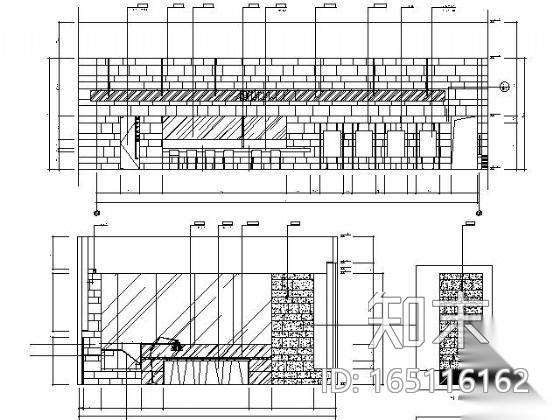 [成都]某现代售楼处施工图（含效果）cad施工图下载【ID:165116162】