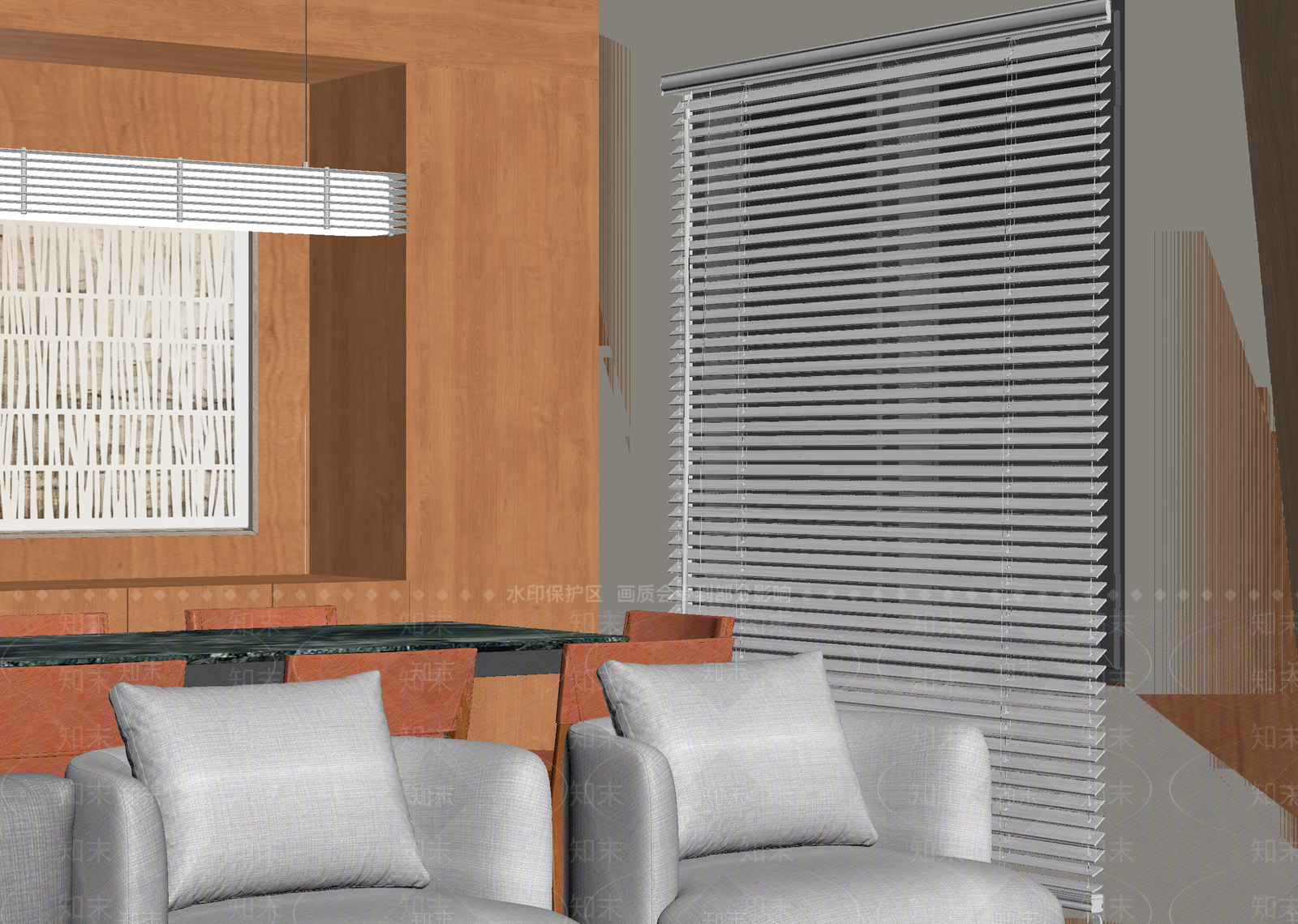 现代客餐厅3D模型下载【ID:1215184920】